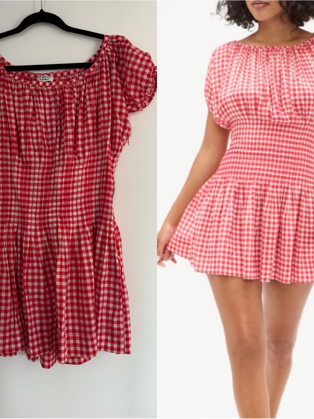 Frankie’s Bikinis Sadie Gingham Dress | SIZE M